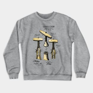 Corkscrew - Patent Design Crewneck Sweatshirt